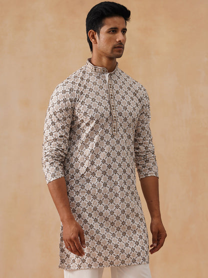Viscose Rayon Embroidered Kurta
