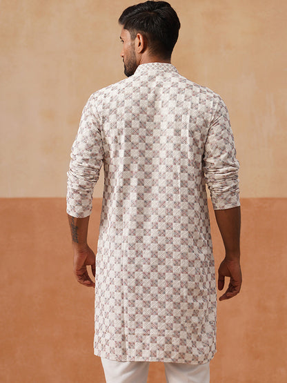 Viscose Rayon Embroidered Kurta
