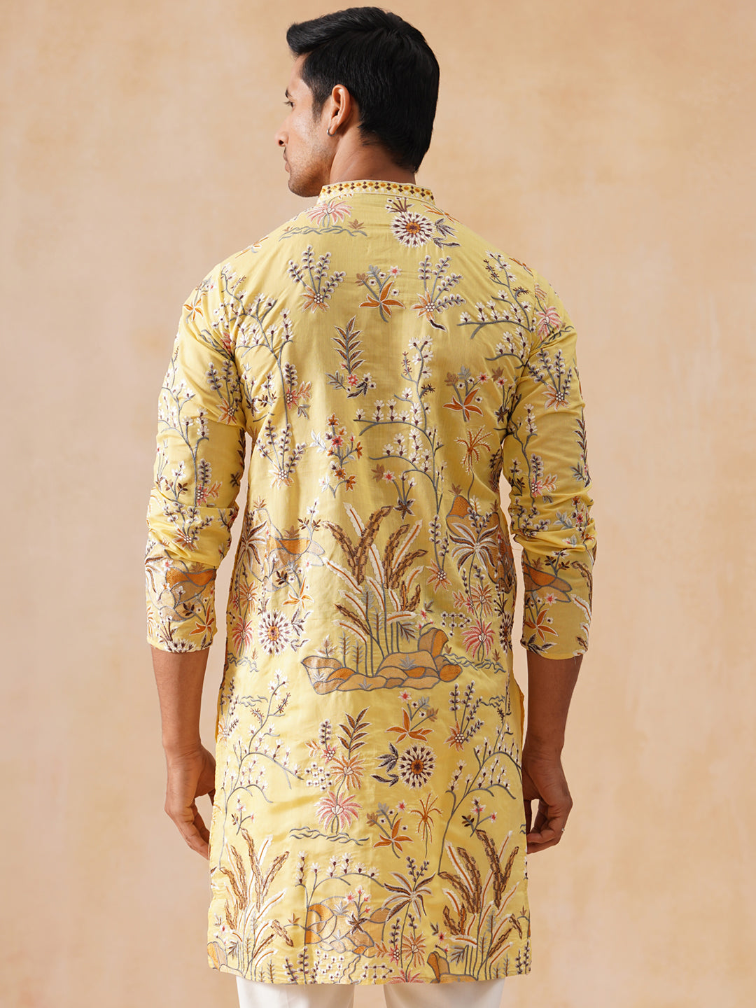 Viscose Rayon Embroidered Kurta