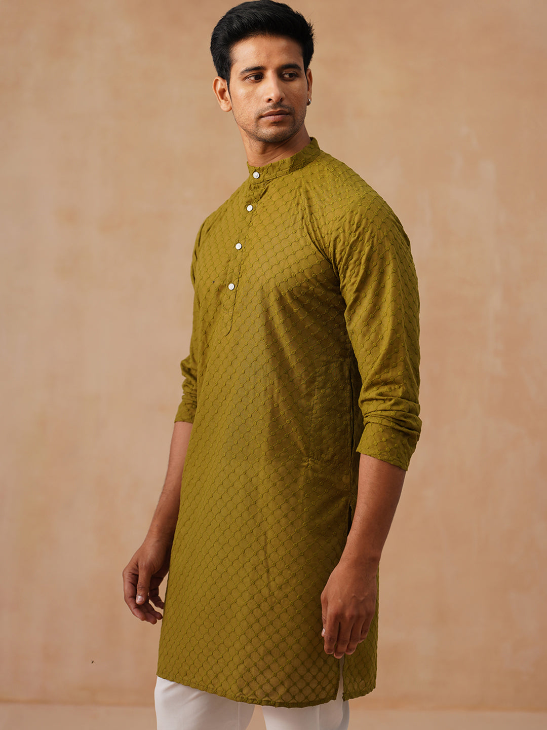 Pure Cotton Embroidered Kurta