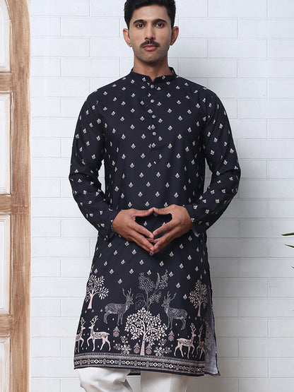 Men’S Ethnic Printed Kurta