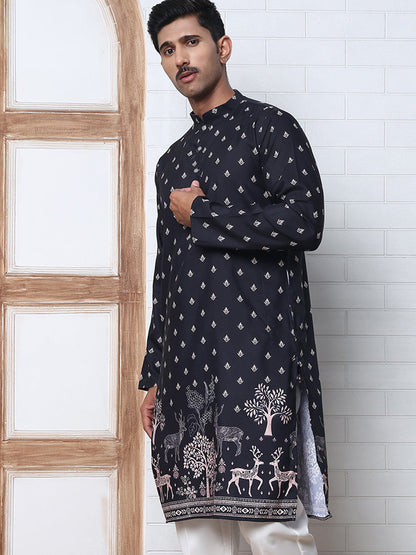 Men’S Ethnic Printed Kurta