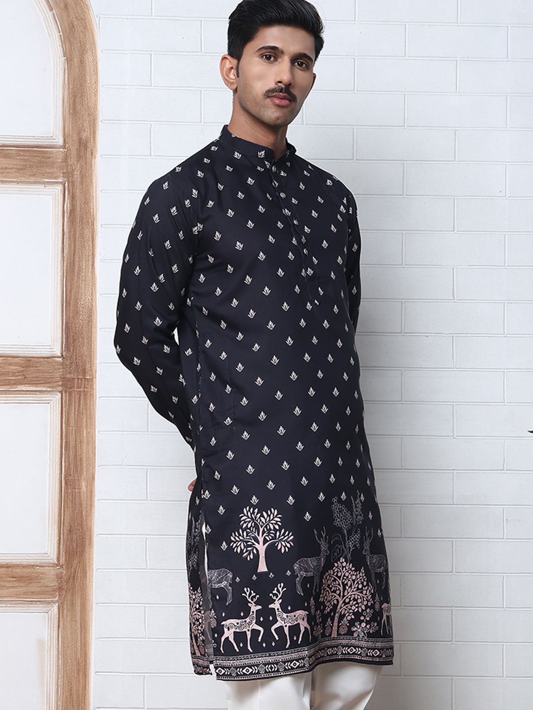 Men’S Ethnic Printed Kurta