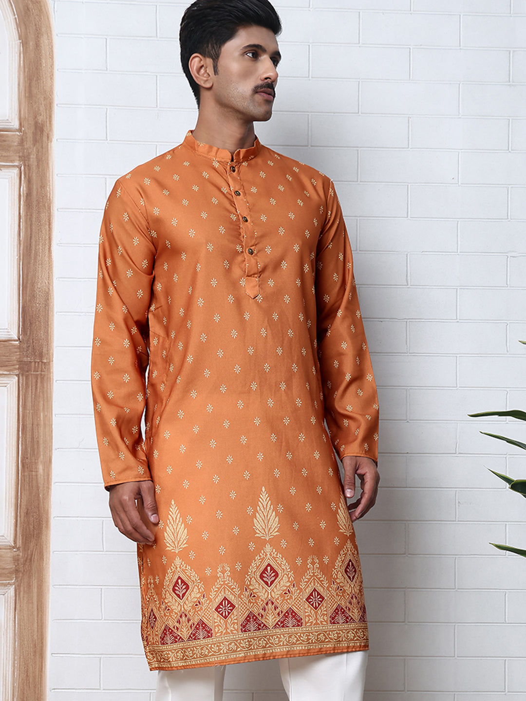 Men’S Ethnic Printed Kurta
