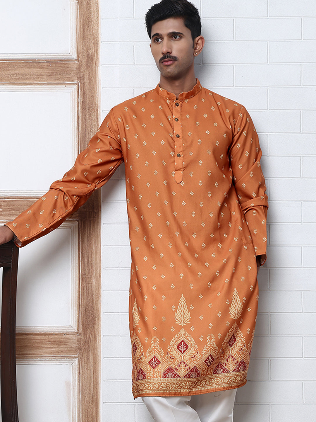 Men’S Ethnic Printed Kurta