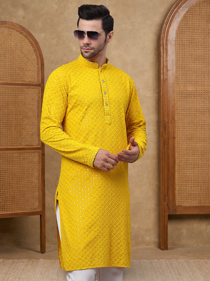 Chikankari Kurtas For Men