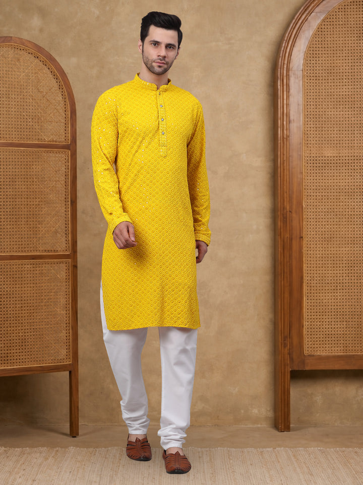 Chikankari Kurtas For Men