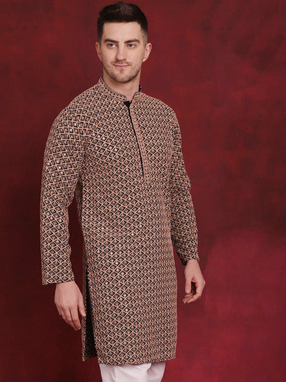 Sequin Embroidered Pure Cotton Kurtas
