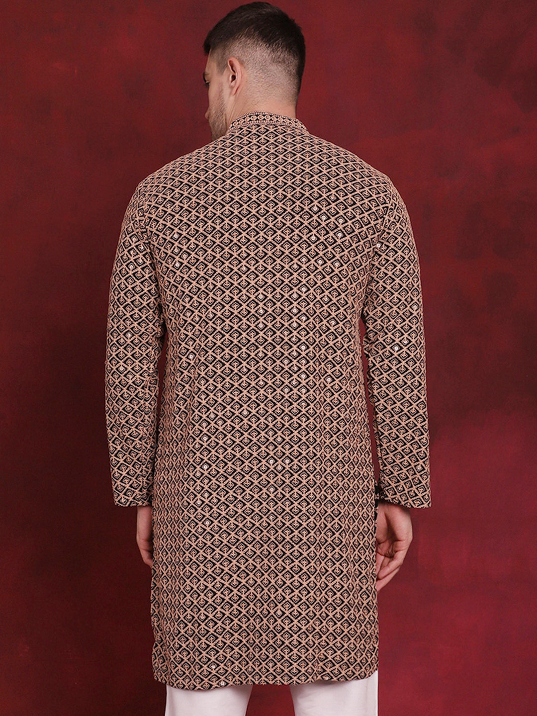 Sequin Embroidered Pure Cotton Kurtas