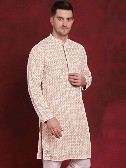 Sequin Embroidered Pure Cotton Kurtas