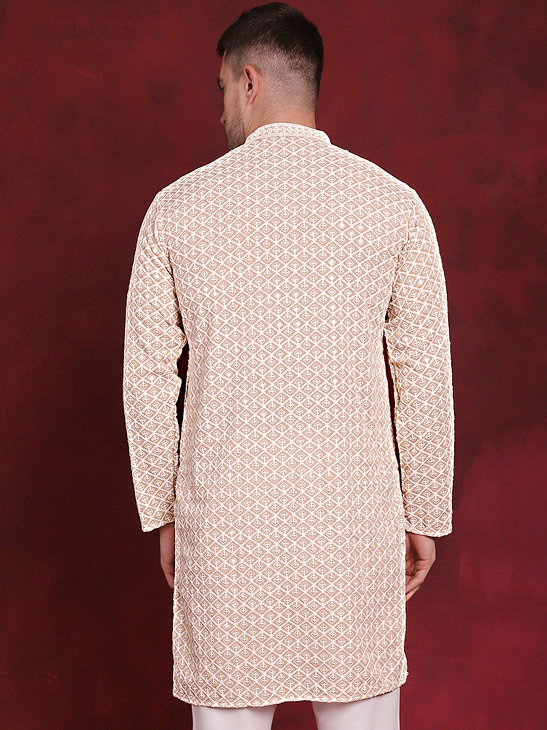 Sequin Embroidered Pure Cotton Kurtas