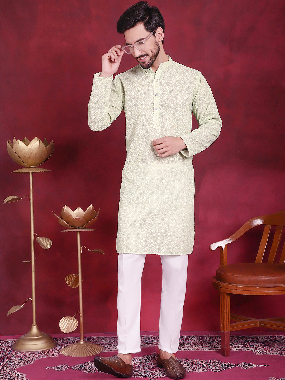 Chikankari Embroidered Kurtas