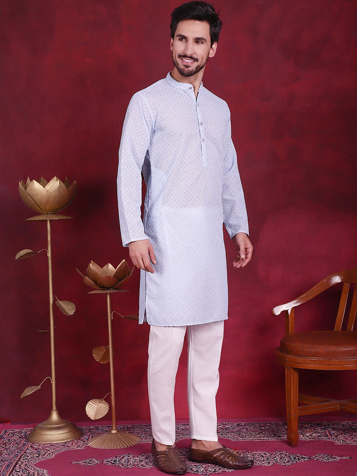 Chikankari Embroidered Kurtas