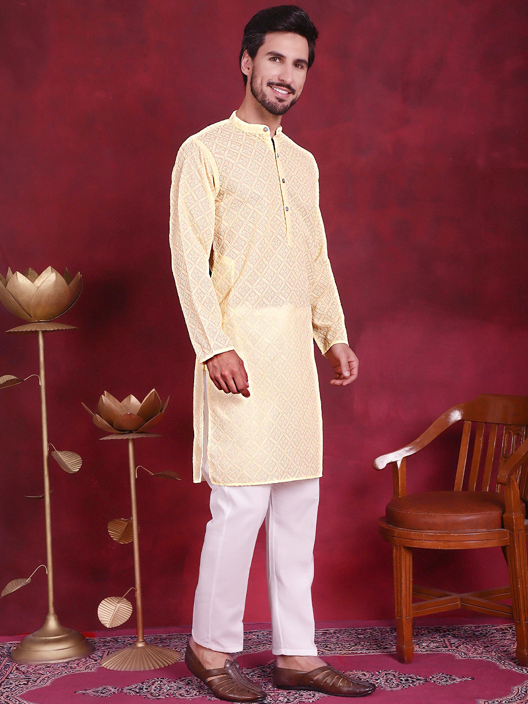 Chikankari Embroidered Kurtas