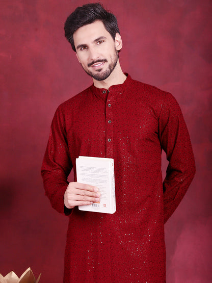 Sequins Chikankari Kurtas