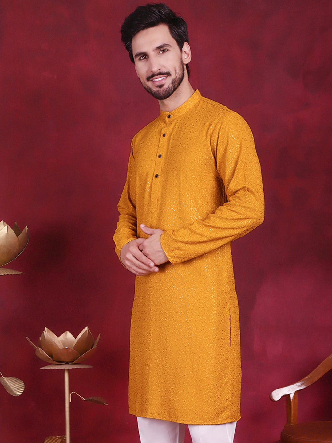 Sequins Chikankari Kurtas