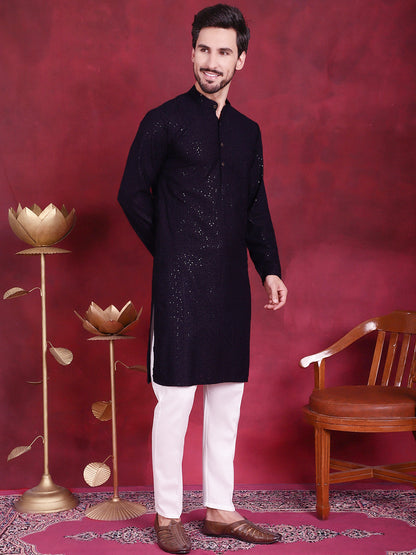 Sequins Chikankari Kurtas