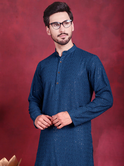 Sequins Chikankari Kurtas