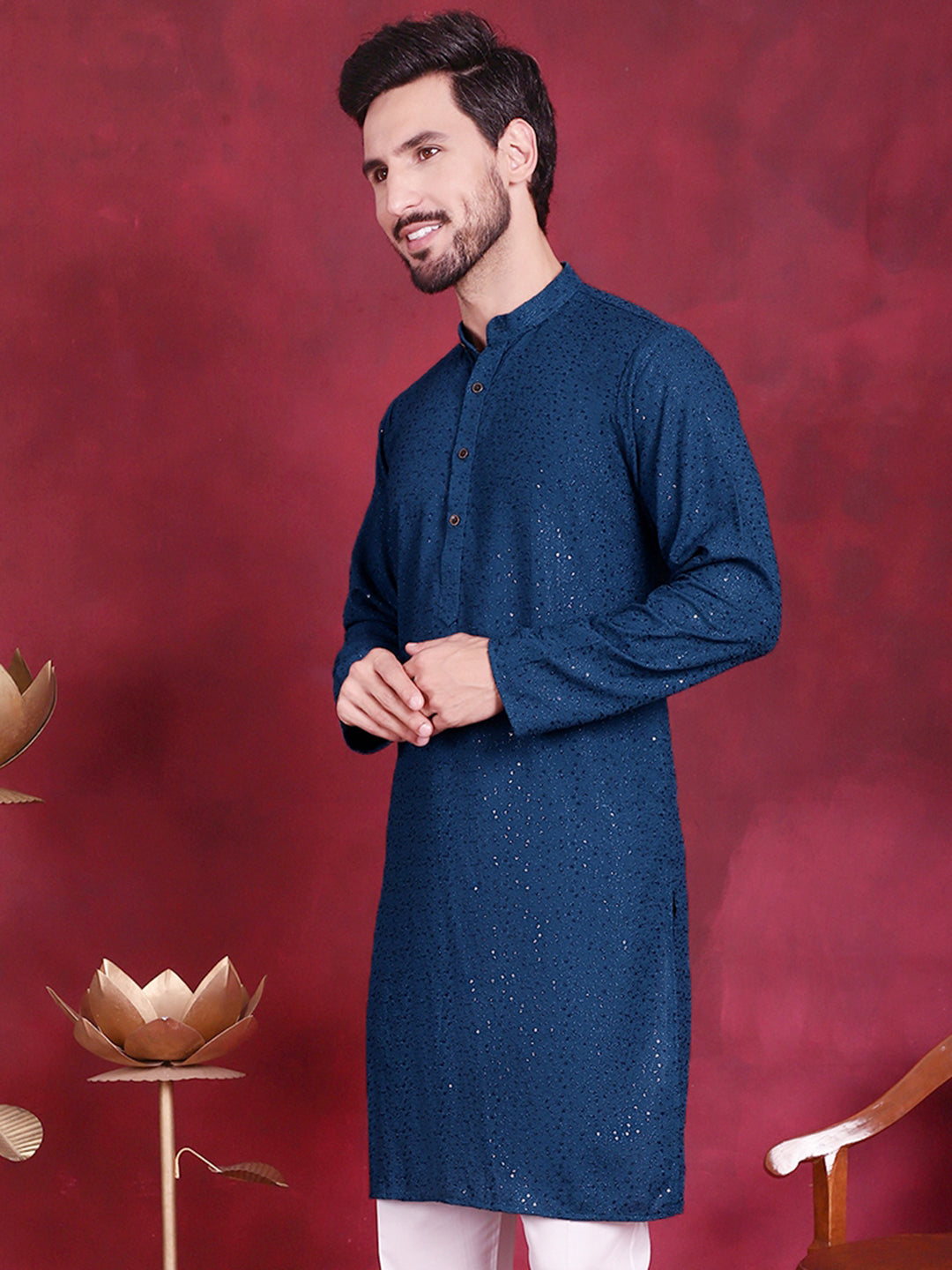 Sequins Chikankari Kurtas