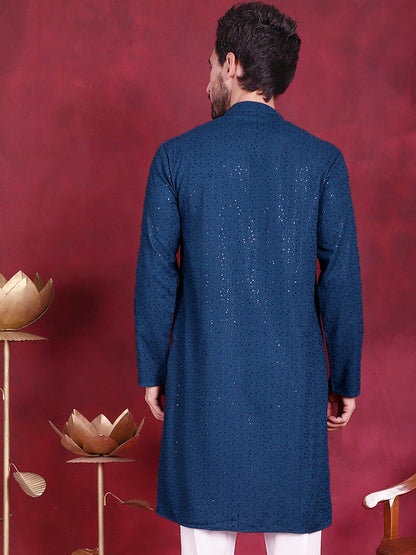 Sequins Chikankari Kurtas