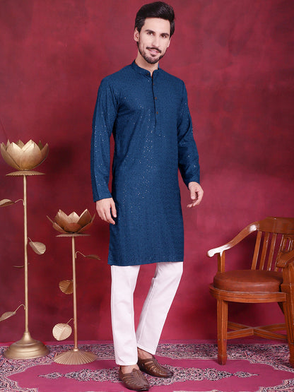 Sequins Chikankari Kurtas