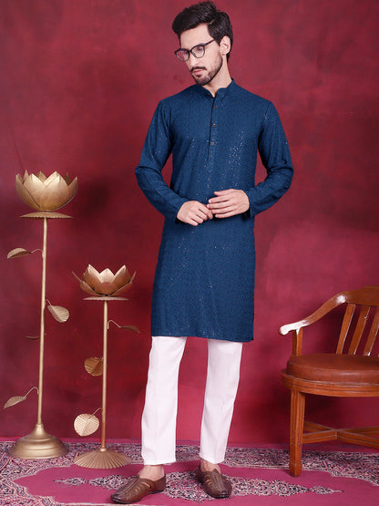 Sequins Chikankari Kurtas
