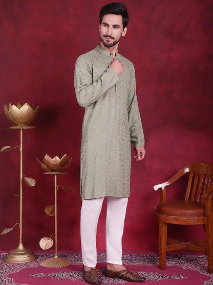 Sequins Chikankari Kurtas