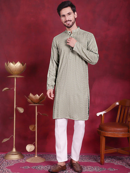 Sequins Chikankari Kurtas