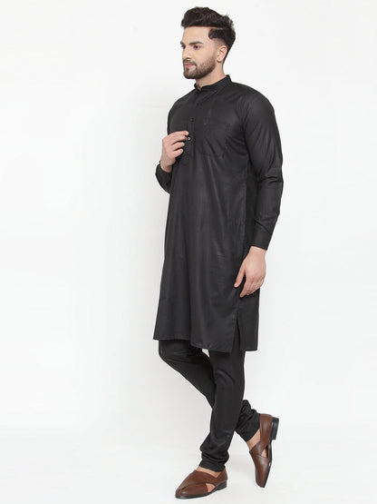 Men'S Solid Cotton Kurtas