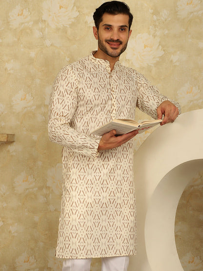 Men'S Lkkat Printed Kurtas