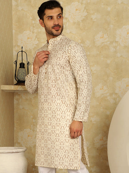 Men'S Lkkat Printed Kurtas