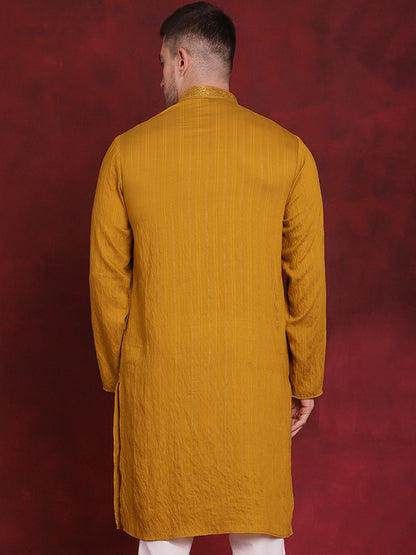 Sequins Embroidered Kurtas For Men