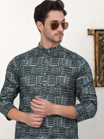 Men'S Printed Kurtas