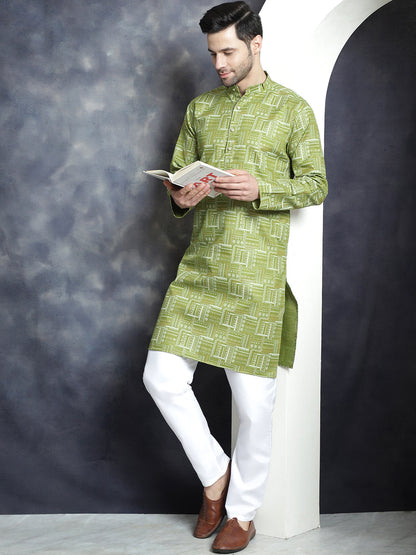 Men'S Printed Kurtas