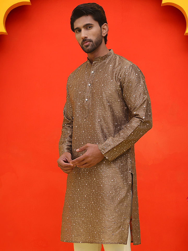 Embroidered Mirror Work Kurtas