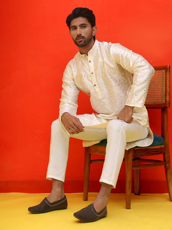 Embroidered Mirror Work Kurtas