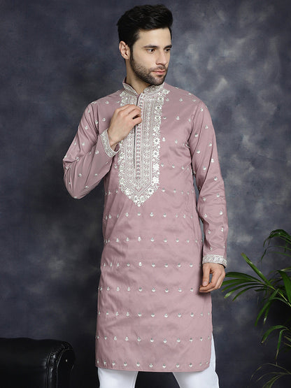 Men'S Chikankari Embroidered Kurtas