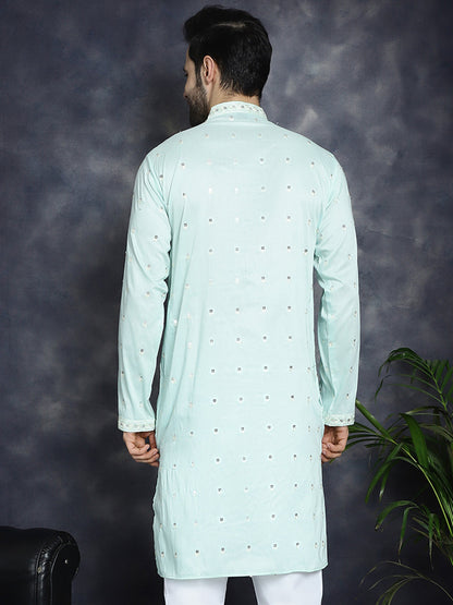 Men'S Chikankari Embroidered Kurtas