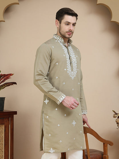 Men'S Embroidered Kurtas