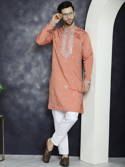 Men'S Embroidered Kurtas