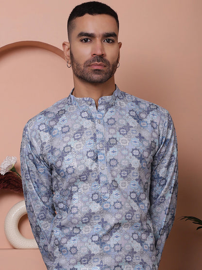 Men'S Printed And Embroidered Kurtas.