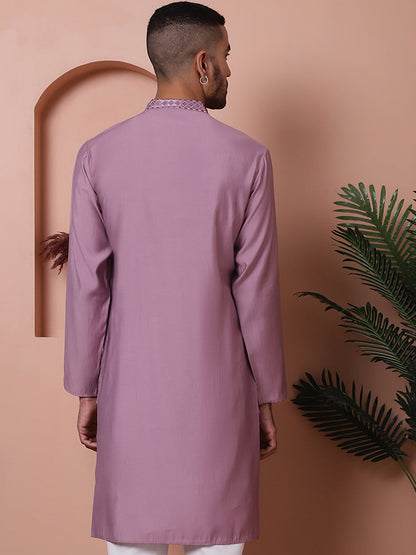 Men'S Embroidered And Sequins Kurtas.
