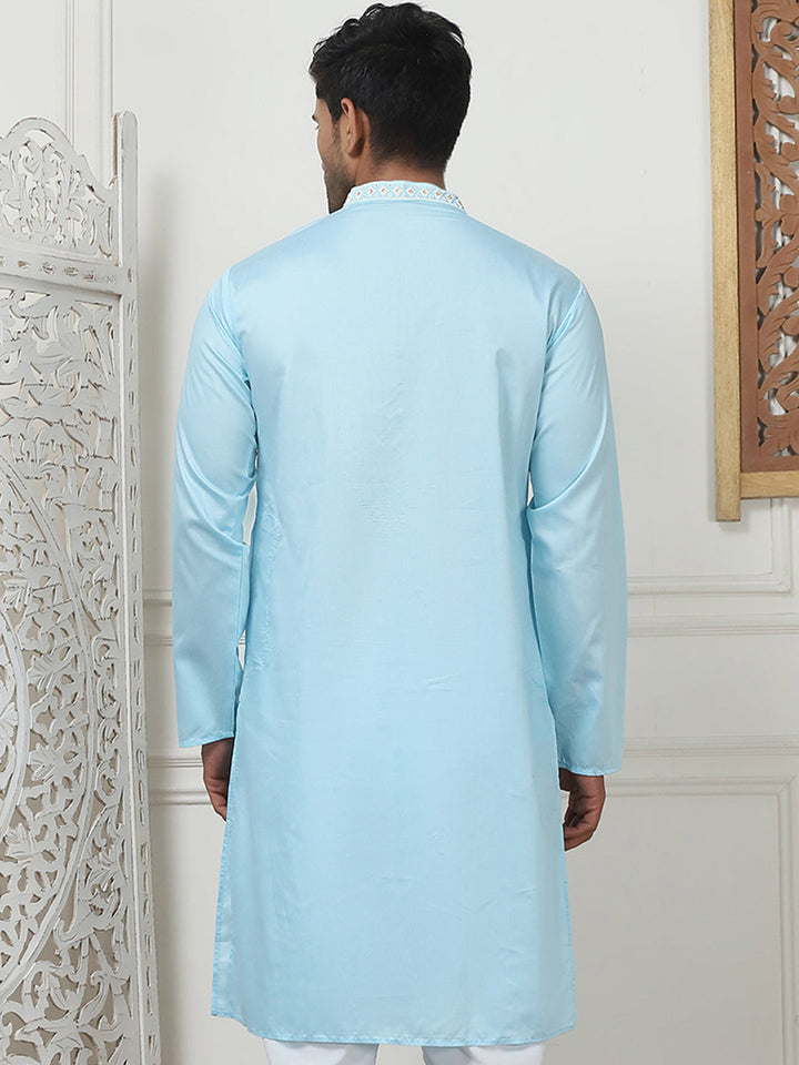Collar Embroidered &amp; Sequin Kurtas
