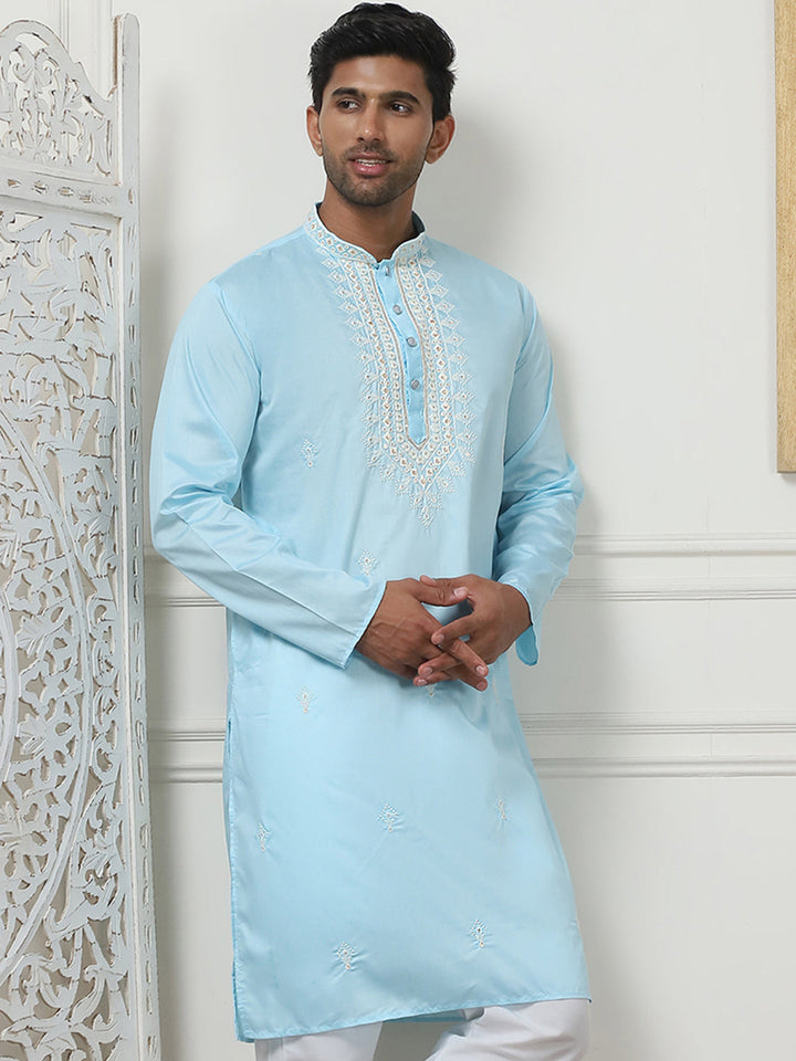 Collar Embroidered &amp; Sequin Kurtas