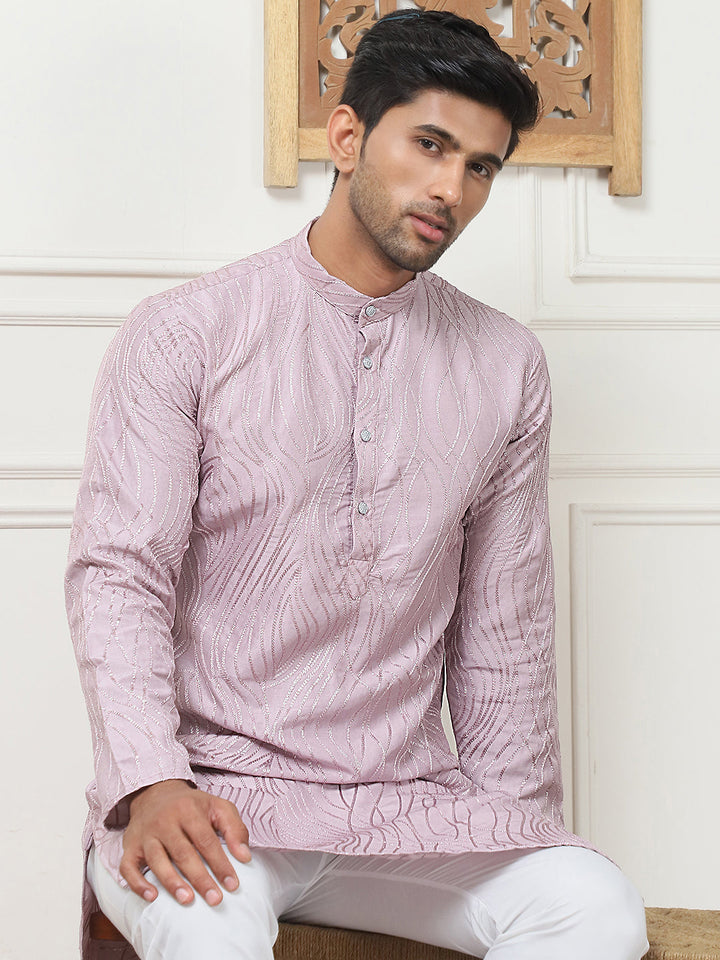 Embroidered Kurta For Men.