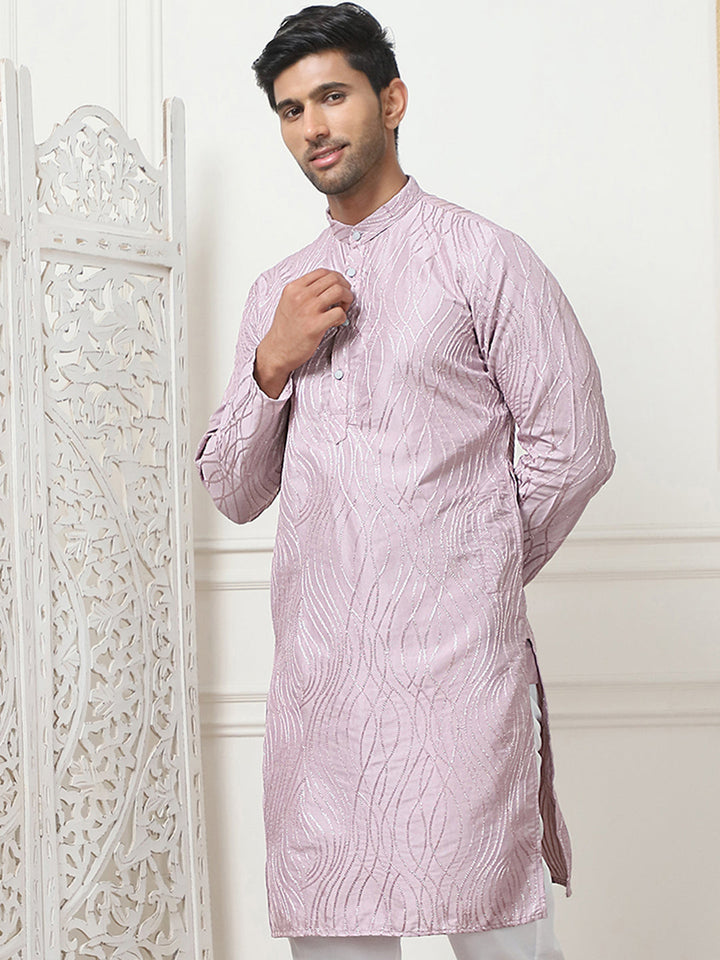 Embroidered Kurta For Men.
