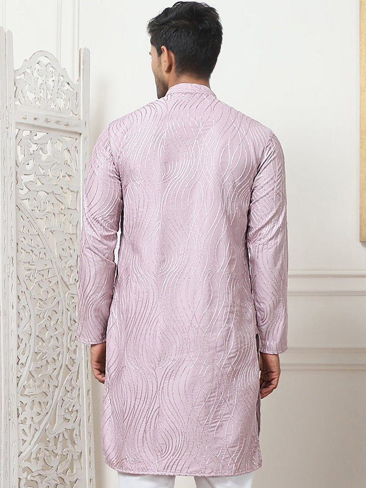 Embroidered Kurta For Men.