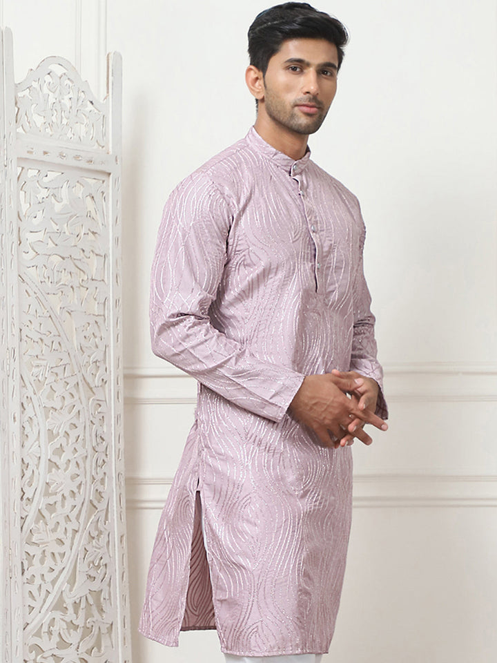 Embroidered Kurta For Men.