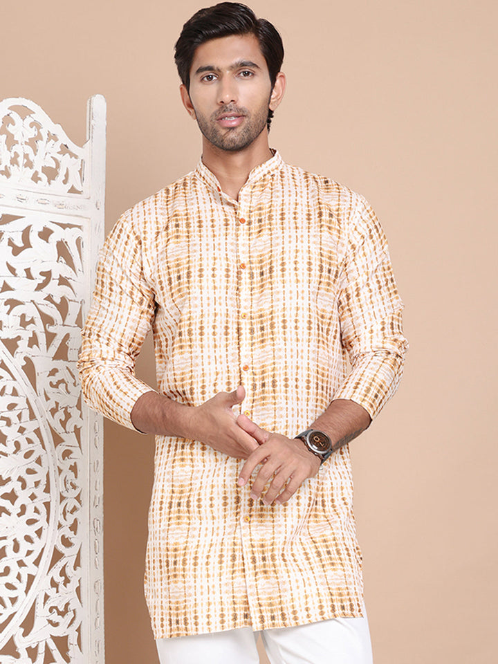 Printed Front Open Kurtas