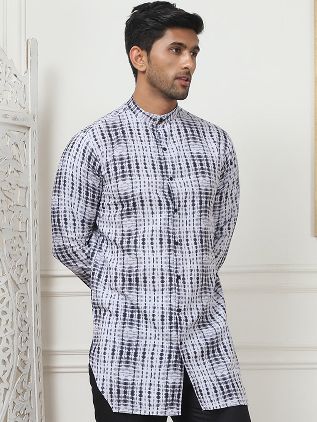 Printed Front Open Kurtas